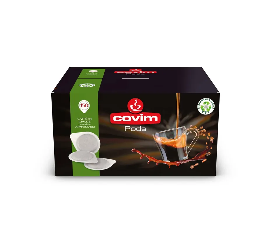 150 Cialde Caffè Covim in Carta Filtro ESE 44mm