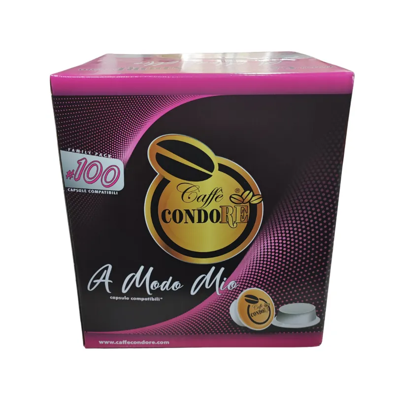 100 Capsule Caffè Condorè Compatibili con Macchine Lavazza A Modo Mio
