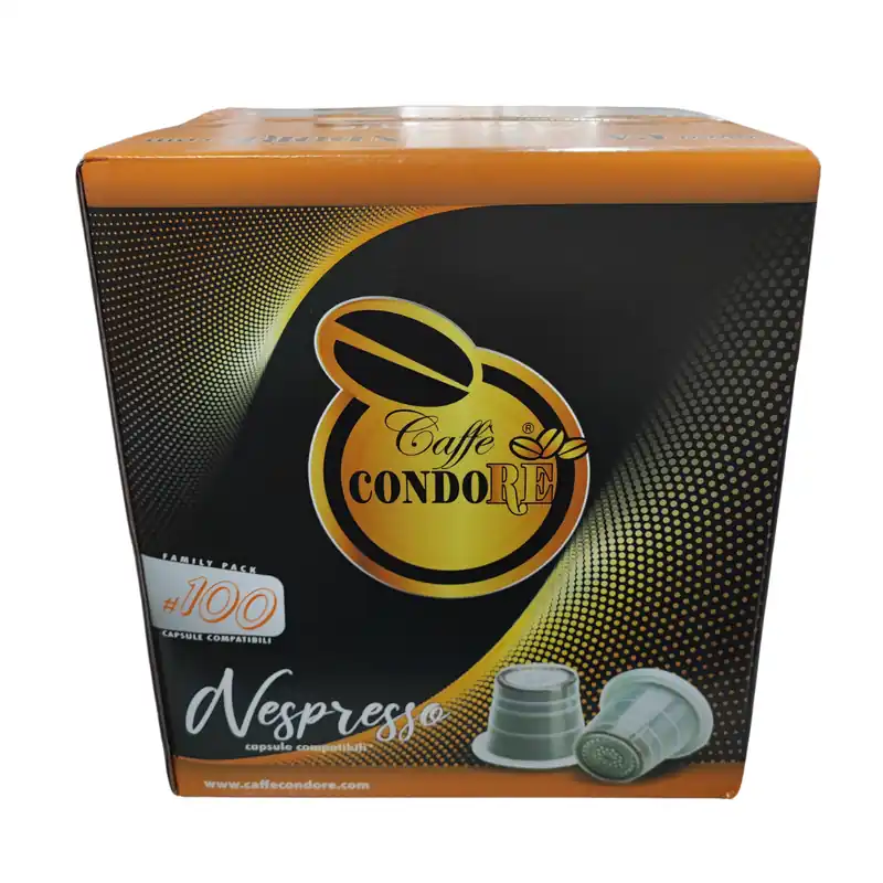 100 Capsule Caffè Condorè Compatibili con Macchine Nespresso