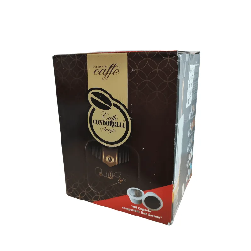 100 Capsule Caffè Condorè Caffè Compatibili con Macchine Uno System
