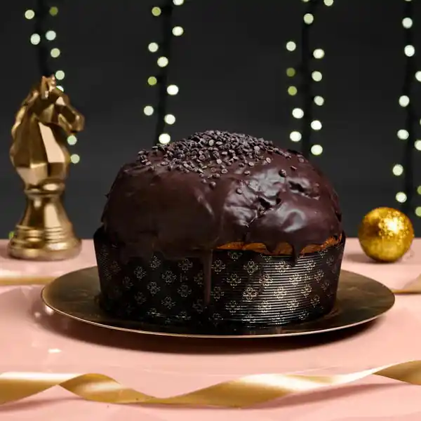 Panettone Artigianale Nerino con Gocce di Cioccolato 1kg
