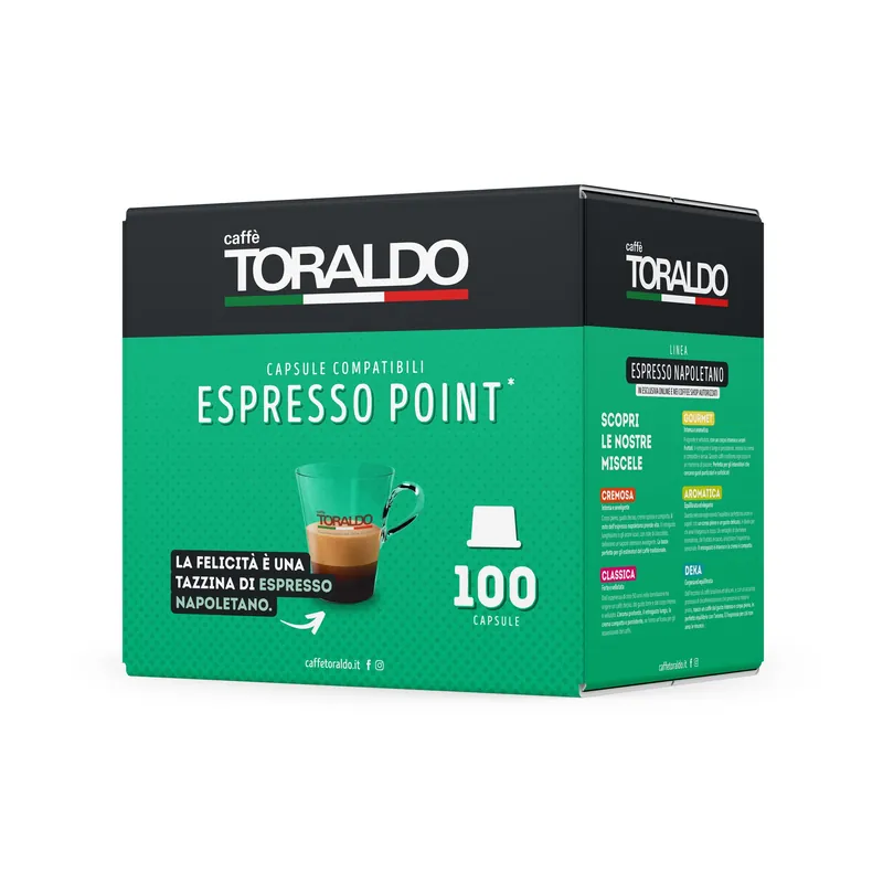 100 Capsule Caffè Toraldo Compatibili con Macchine Essse