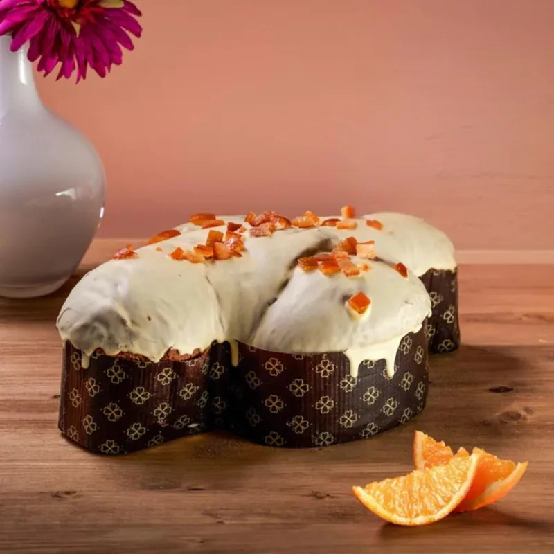 Colomba Artigianale Nerino Farcita con Crema all‘Arancia 1kg