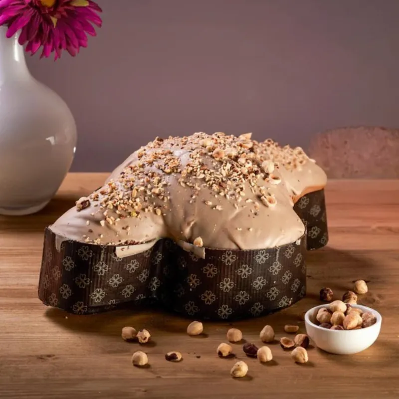 Colomba Artigianale Nerino Farcita con Crema alla Nocciola 1,2kg