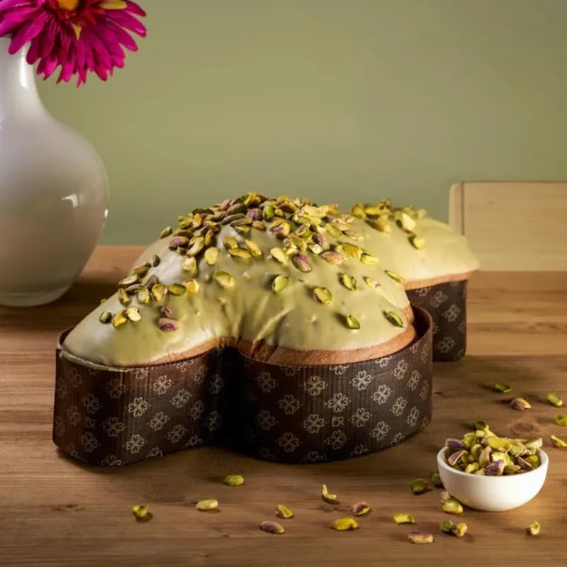 Colomba Artigianale Nerino Farcita con Crema al Pistacchio 1,2kg