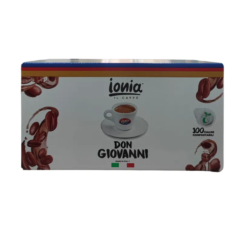 100 Cialde Caffè Ionia Don Giovanni in Carta Filtro ESE 44mm