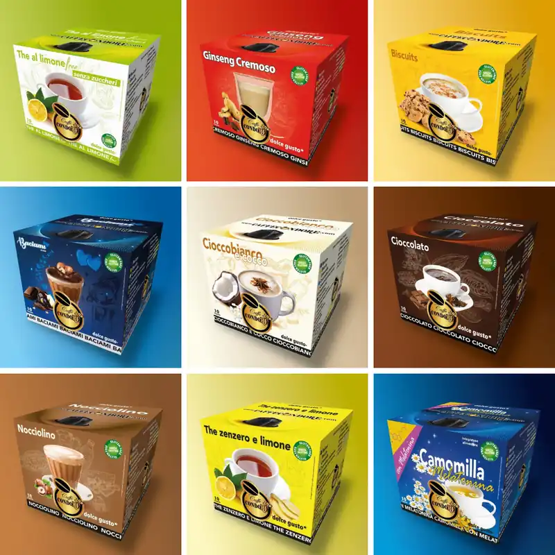 10 Capsule Solubili CondoRè Compatibili con Macchine Dolce Gusto