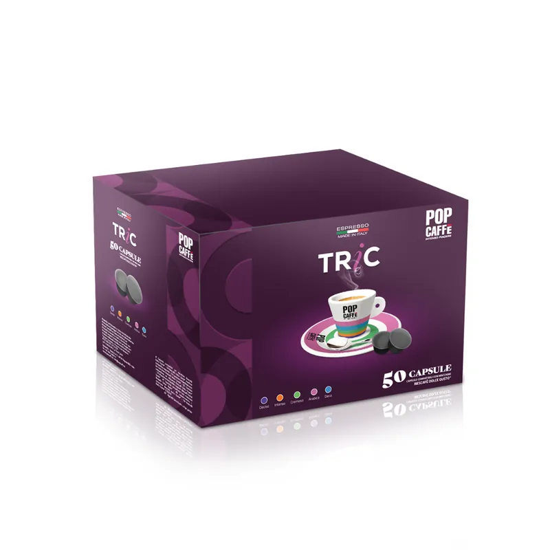 50 Capsule Caffè Pop Caffè Tric Compatibili con Macchine Dolce Gusto
