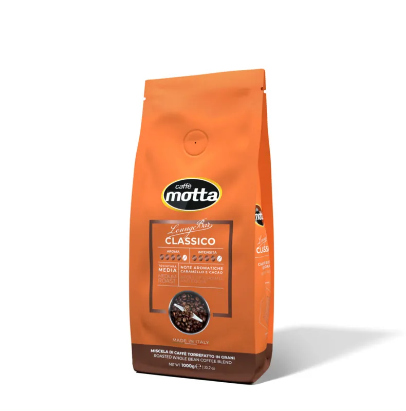 Caffè Motta Espresso “Classico”Lounge Bar Roasted Espresso Beans 1 Kg 2.2 Lb