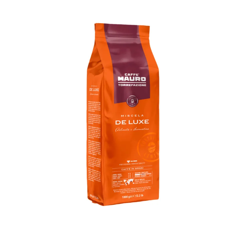 Mauro De Luxe Espresso (Deluxe) - Whole Bean Coffee, 2.2-Pound Bag (Italian Import š®š¹)