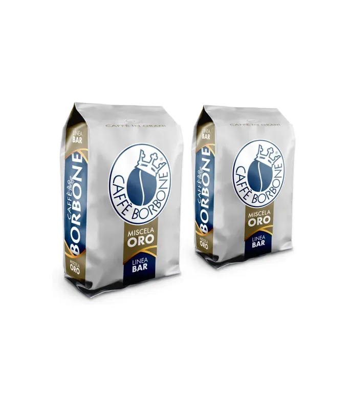 Caffe Borbone Beans (Gold) - Whole Bean Coffee 2-Pack Bundle (Includes TWO 2.2-Pound Bags)