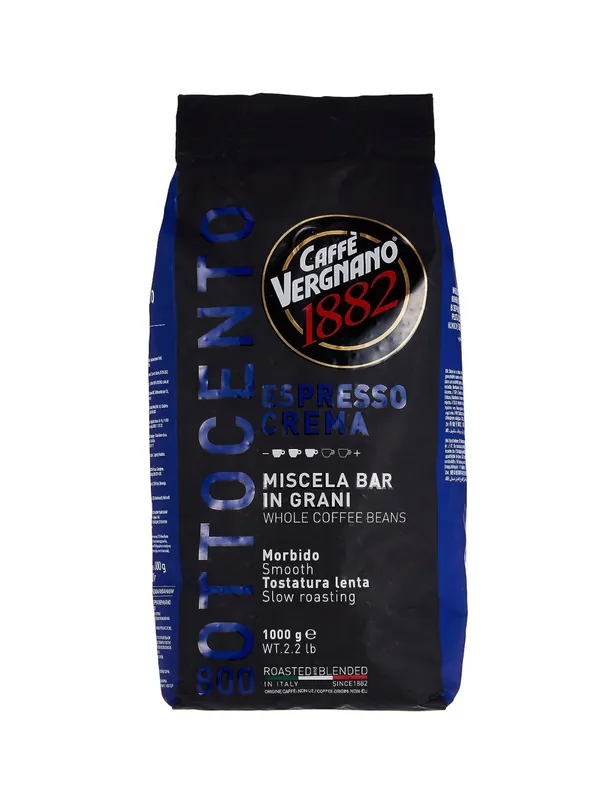 Caffe Vergnano 1882 Espresso Crema ‘800 Beans - 2.2 lb