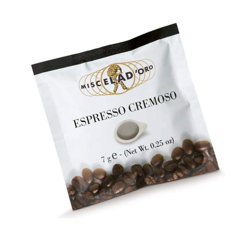 Miscela d‘Oro Single Shot Espresso Cremoso Ground ESE Pods, 150 pack (Imported from Italy 🇮🇹)