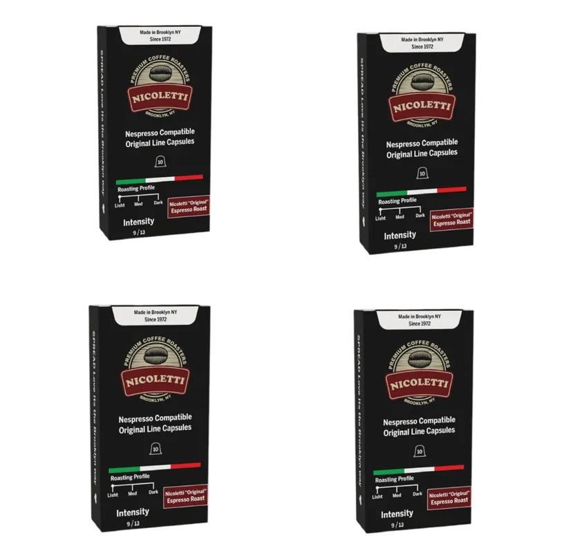 Nicoletti Coffee āOriginal Espressoā Nespresso Original Line Capsules 40 count