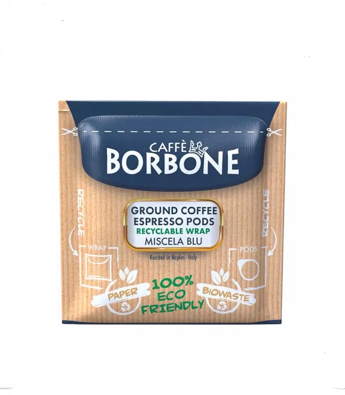 Caffe Borbone Espresso Paper Pods, Blue Blend, Balanced and Full-Bodied, Medium Roast ESE Pods, Authentic Italian Espresso - 150 Count (Packed in USA 🇺🇸)