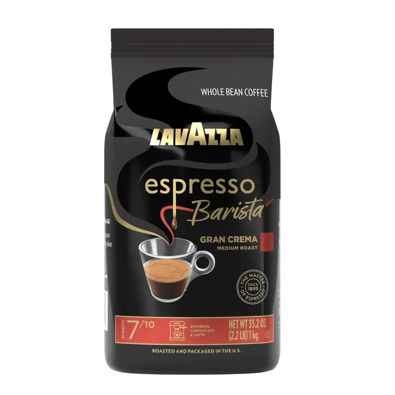 Lavazza Espresso Barista Gran Crema Whole Bean Coffee