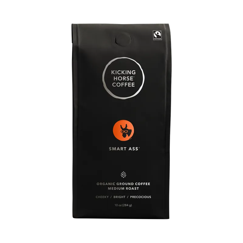 Kicking Horse Smart Ass Ground Coffee Certified Organic Fairtrade