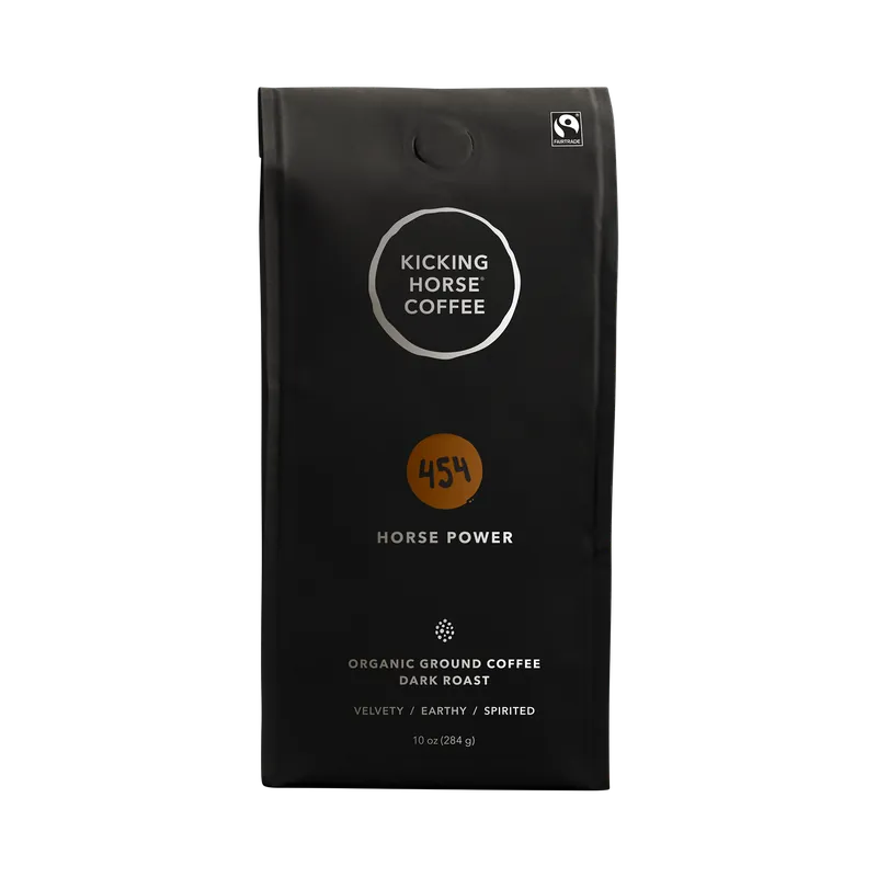 Kicking Horse 454 Horse Power Ground Coffee Certified Organic Fairtrade