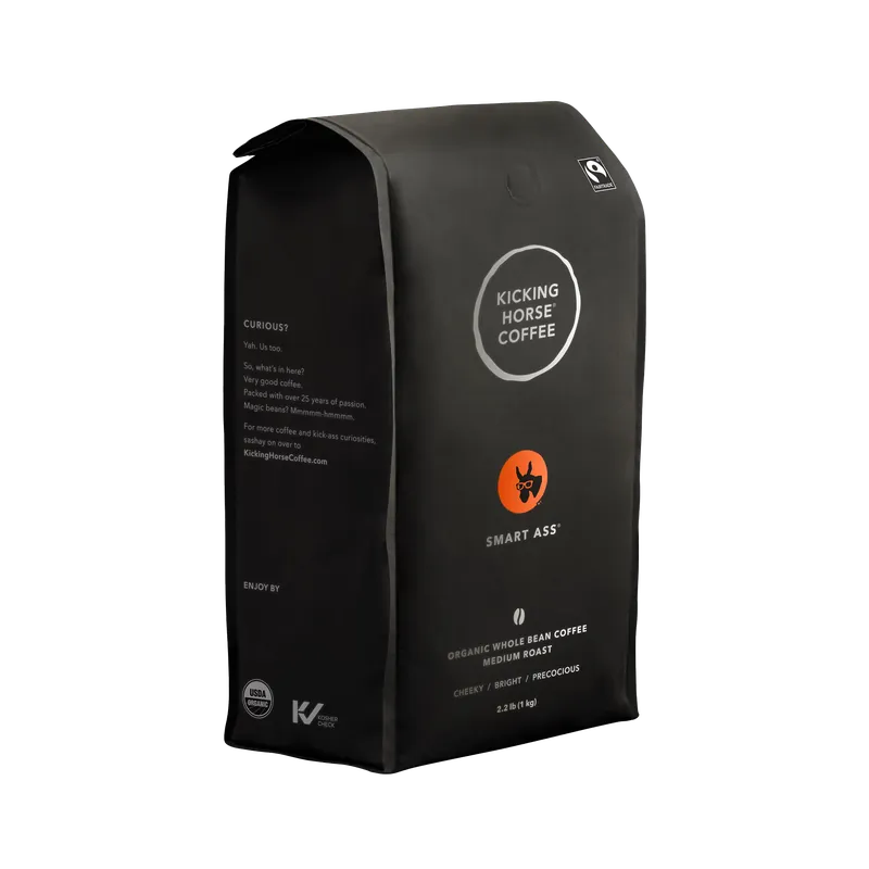 Kicking Horse Smart Ass Whole Bean Coffee Certified Organic Fairtrade