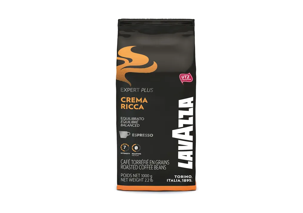 Lavazza Expert Plus Crema Ricca Espresso Whole Bean Coffee