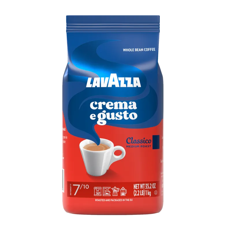 Lavazza Crema e Gusto Whole Bean Coffee