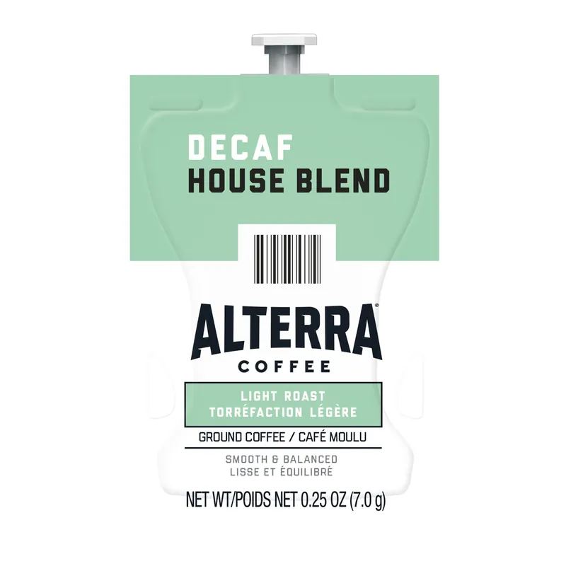 Flavia Alterra® Decaf House Blend Freshpacks works only with Flavia® Brewers