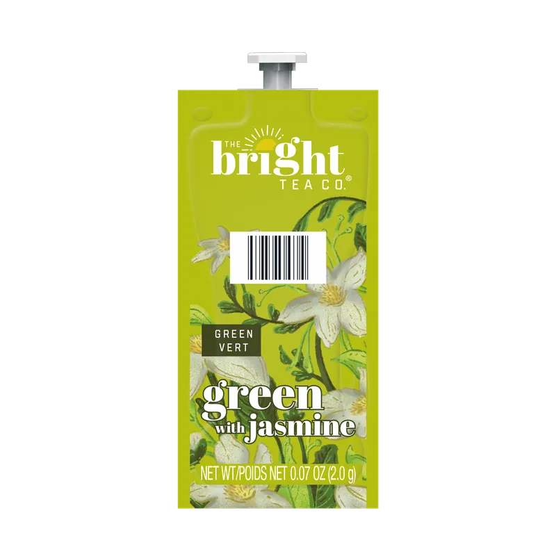 Flavia Bright Tea Co.® Green Tea With Jasmine Freshpacks works only with Flavia® Brewers
