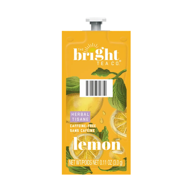 Flavia Bright Tea Co.® Lemon Herbal Tea Freshpacks works only with Flavia® Brewers