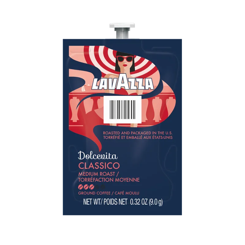 Flavia Lavazza Dolcevita Classico Coffee Freshpacks works only with Flavia® Brewers