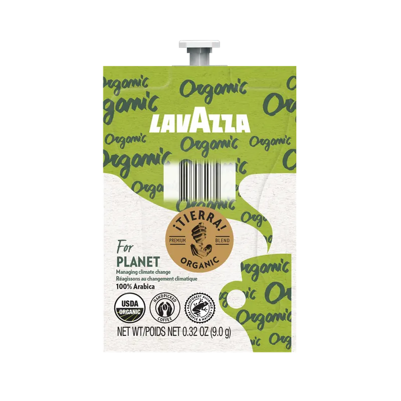 Flavia Lavazza ¡Tierra! Organic for Planet Coffee Freshpacks works only with Flavia® Brewers
