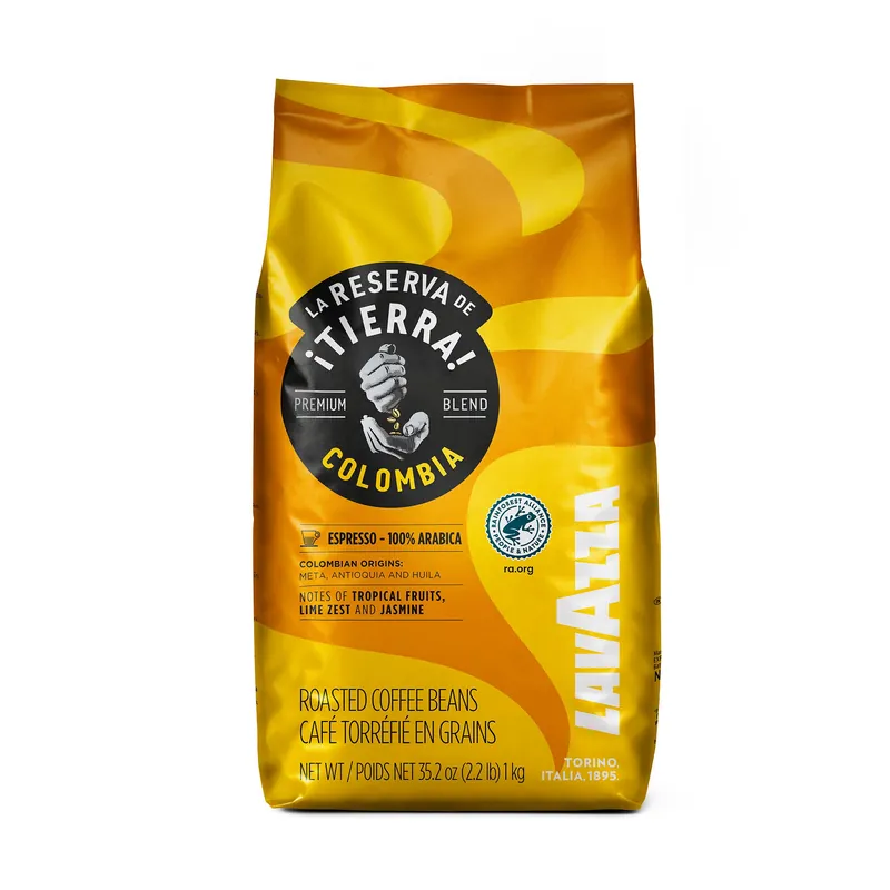 Lavazza La Reserva De !TIERRA! Colombia Premium Whole Bean Coffee