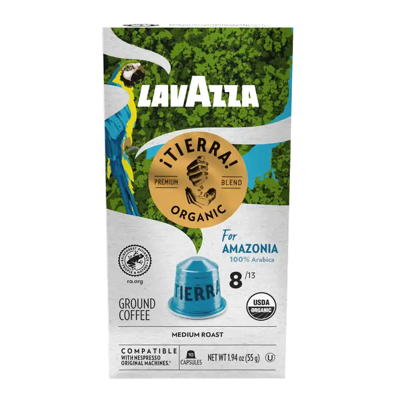 Lavazza ¡Tierra! for Amazonia Aluminum Compatible Capsules