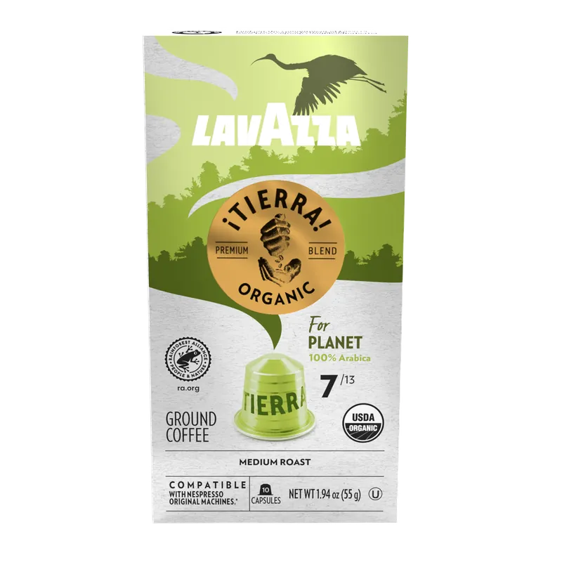Lavazza ¡Tierra! for Planet Aluminum Compatible Capsules