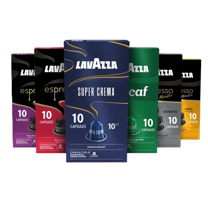 Lavazza Favorites Collection Aluminum Compatible Capsules