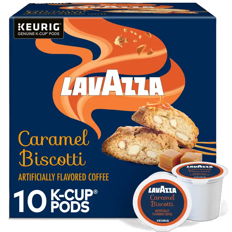 Lavazza Caramel Biscotti Single-Serve Coffee K-Cup® Pods for Keurig® Brewer