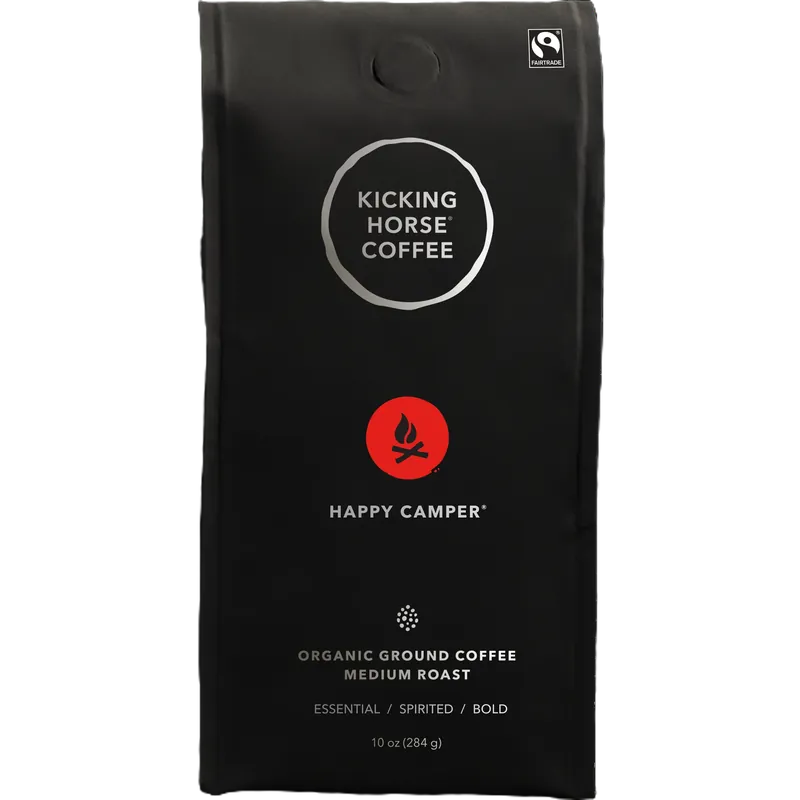 Kicking Horse Happy Camper Ground Coffee Certified Organic Fairtrade