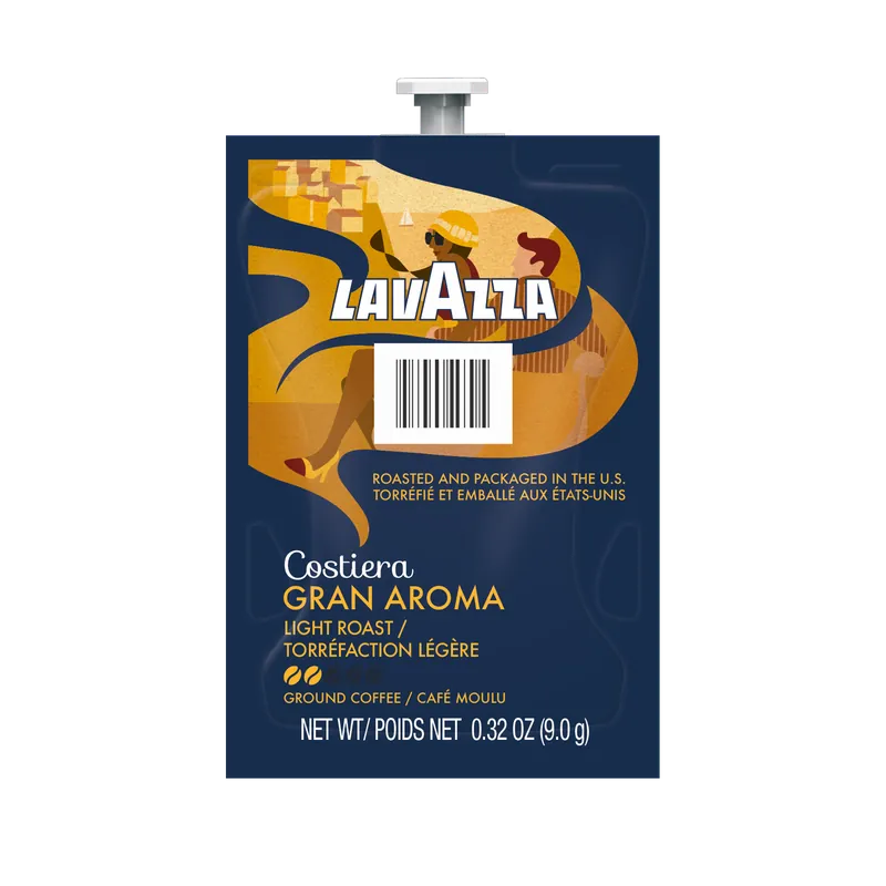 Flavia Lavazza Costiera Gran Aroma Coffee Freshpacks works only with Flavia® Brewers