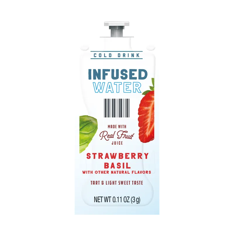 Flavia Strawberry Basil Infused Water Freshpacks works only with Flavia® Brewers