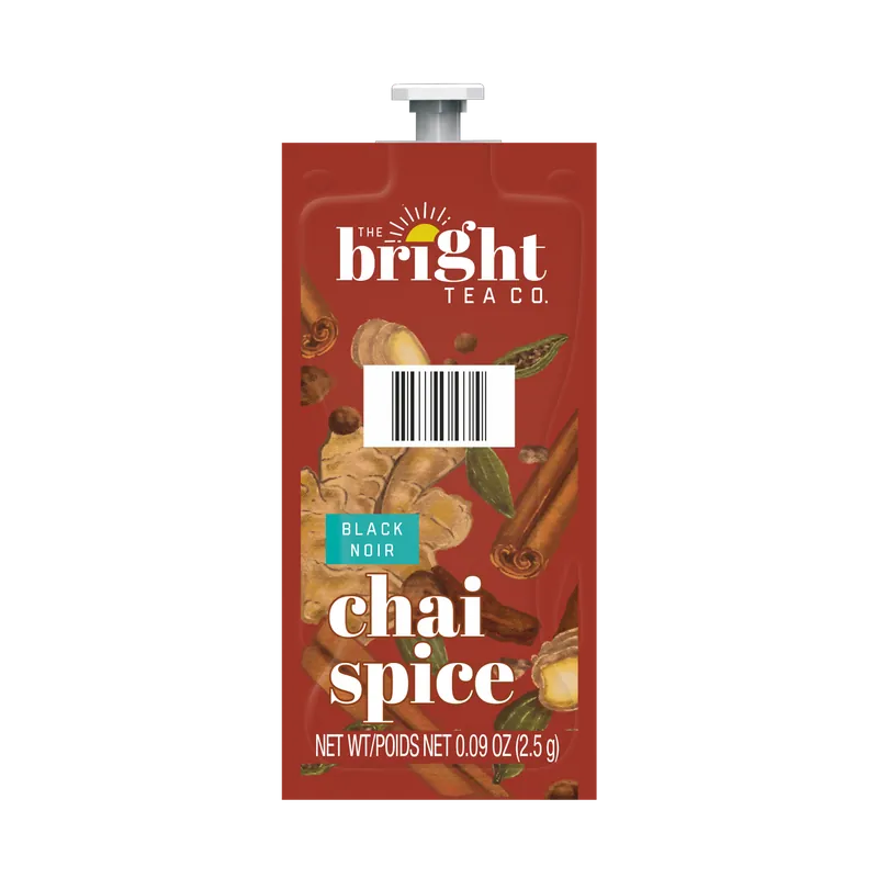 Flavia Bright Tea Co.® Chai Spice Freshpacks works only with Flavia® Brewers