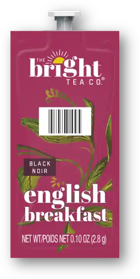 Flavia Bright Tea Co.® English Breakfast Tea Freshpacks works only with Flavia® Brewers