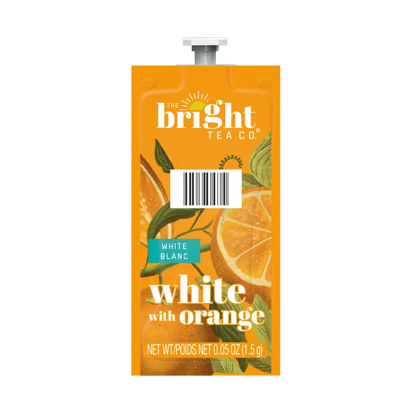 Flavia Bright Tea Co.® White Tea with Orange Freshpacks works only with Flavia® Brewers