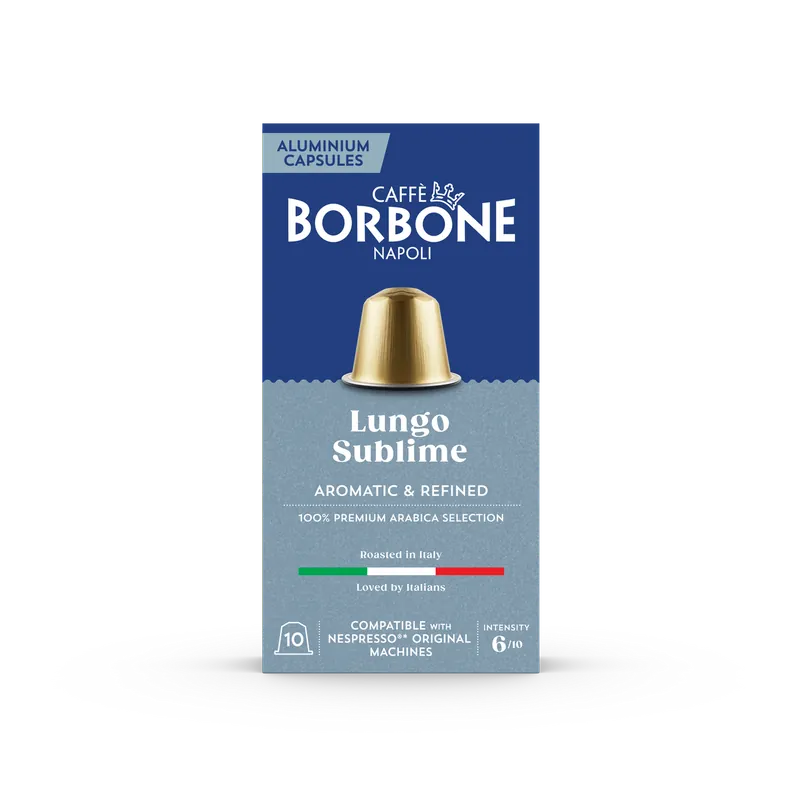 100% Arabica Lungo Sublime - Aluminum Nespresso®* Compatible Capsules