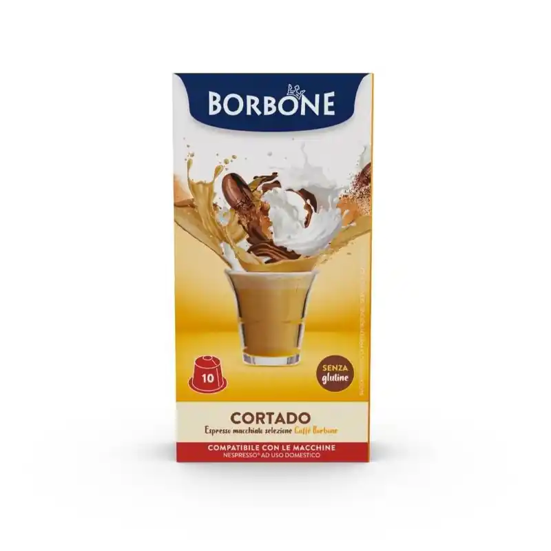 Cortado - Macchiato Flavored Coffee Drink, Nespresso®* Compatible Capsules