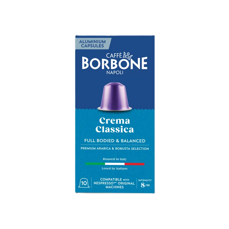 Crema Classica - Aluminum Nespresso®* Compatible Capsules
