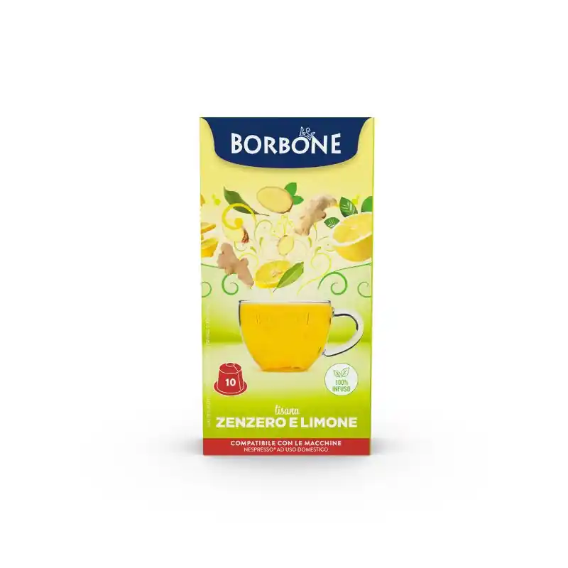 Ginger & Lemon Flavored Herbal Tea Drink, Nespresso®* Compatible Capsules