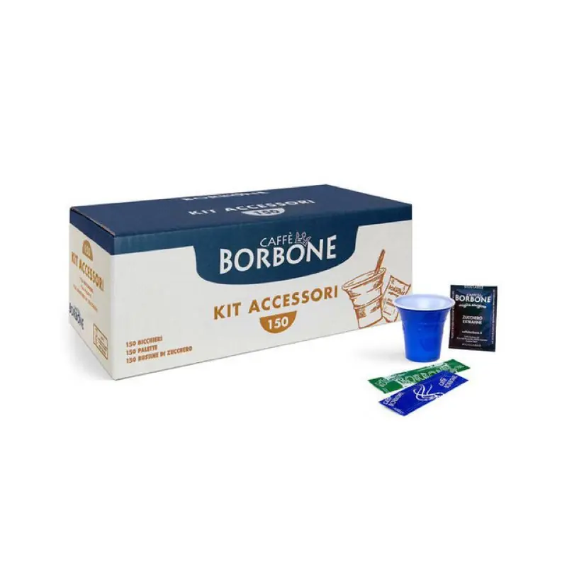 Coffee Kit - Includes 150 Cups, Stirrers, & Sugars