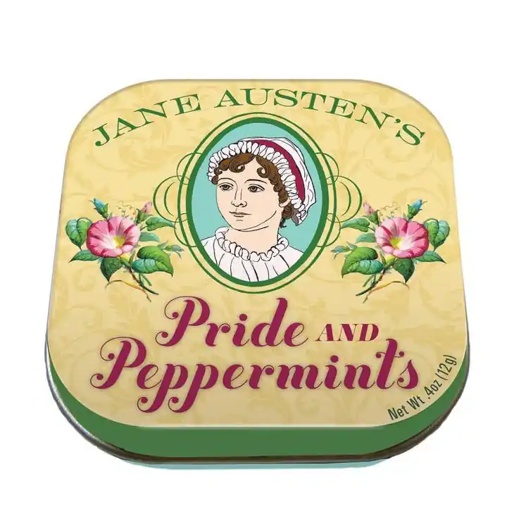 Jane Austen Pride and Peppermint mint tin