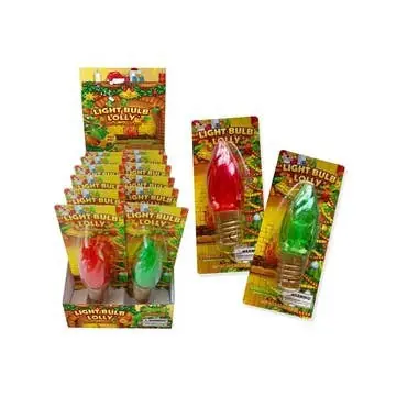 Christmas Lightbulb Lollipop