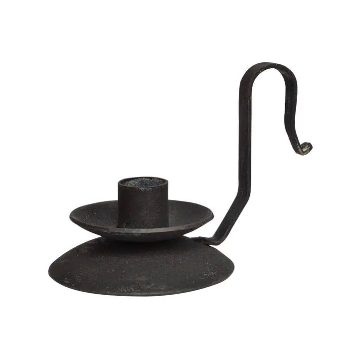 Iron Colonial Candle Holder (assorted designs) (candle not included)