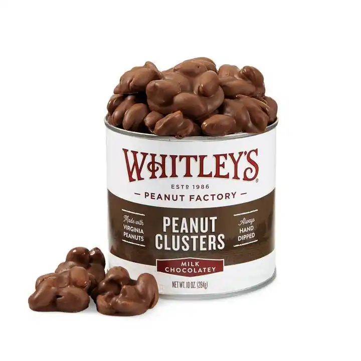 Whitley‘s Chocolate Covered Peanut Clusters 10oz